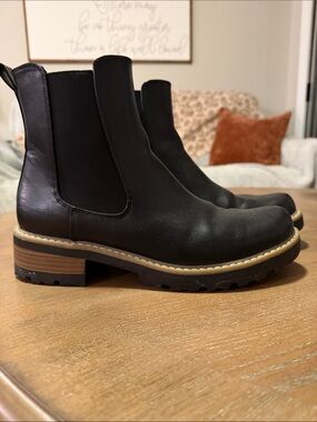 Target Black Chelsea Lug Ankle Boots